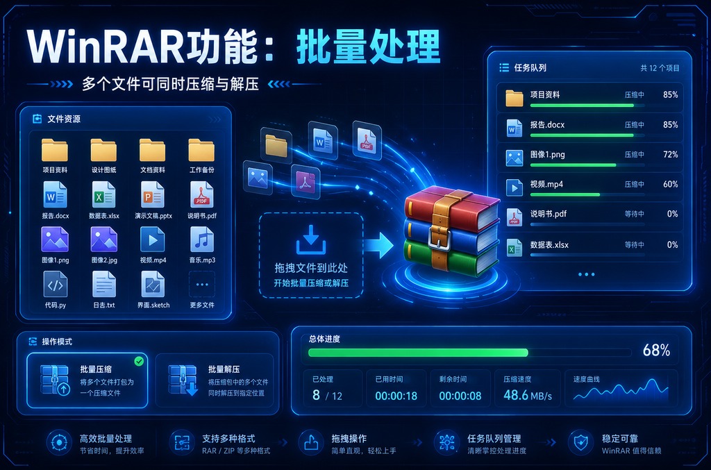 WinRAR手机版怎么设置密码？完整图文教程与安全指南
