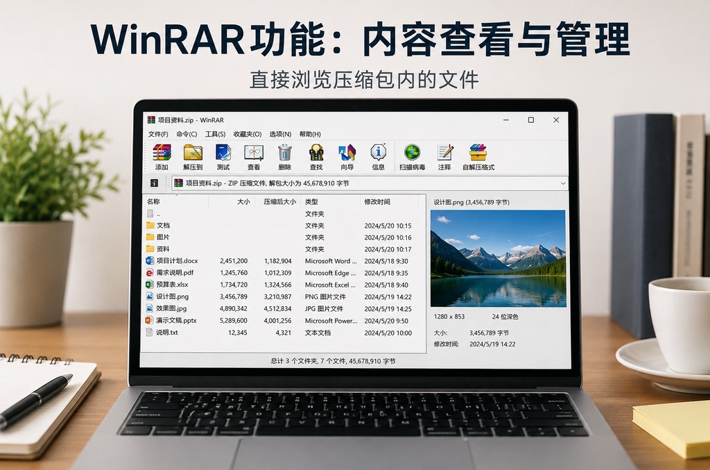 5个你必须知道的WinRAR压缩图片不影响画质的真相场景